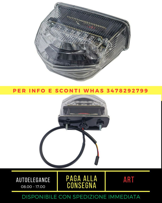 Motorcycle LED Rear Light Clear Glass For Honda Cbr 600Rr 2007 Onwards 