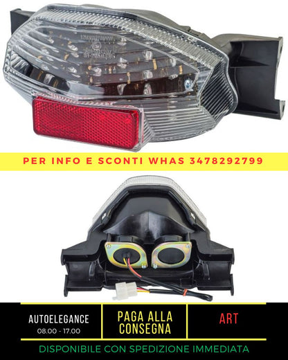 Motorcycle LED Clear Glass Tail Light For 2001 Suzuki GSX 1400