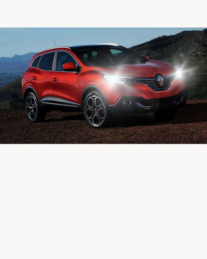 KIT FULL LED H7 CANBUS RENAULT KADJAR 6000K BIANCO 9600 LUMEN 80W +PORTALAMPADE