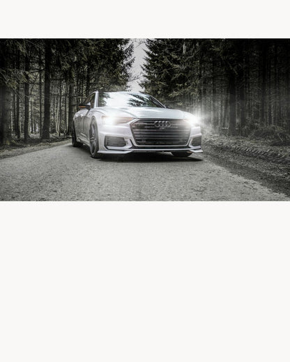 KIT LED H7 CANBUS AUDI A6 C6 + AVANT CON LED A 360° 9600 LUMEN 6000K BIANCO