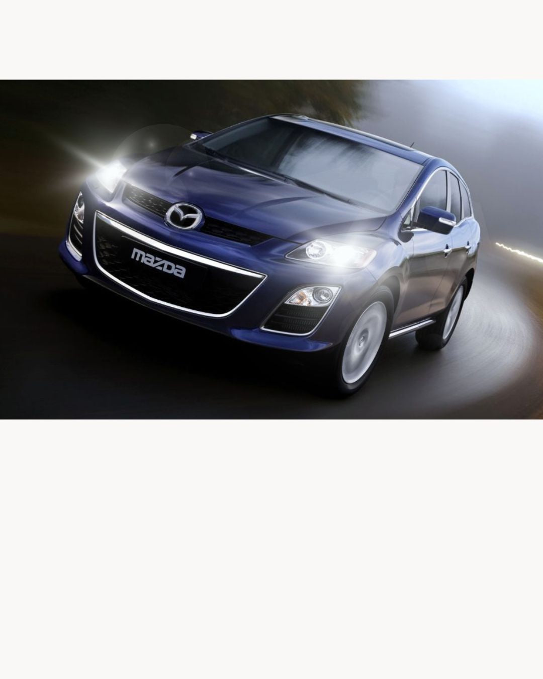 LED LOW BEAM KIT MAZDA CX-7 CX 7 LED H7 6000K 9600 LUMEN WHITE 