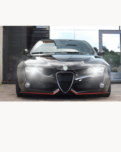 KIT FULL LED H7 CANBUS LED LENTICOLARI ALFA ROMEO 159 9600 LUMEN 6000K BIANCO