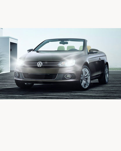 LED KIT H7 CANBUS V VOLKSWAGEN EOS UNTIL 2011 LED 360° 9600 LUMEN 6000K WHITE 
