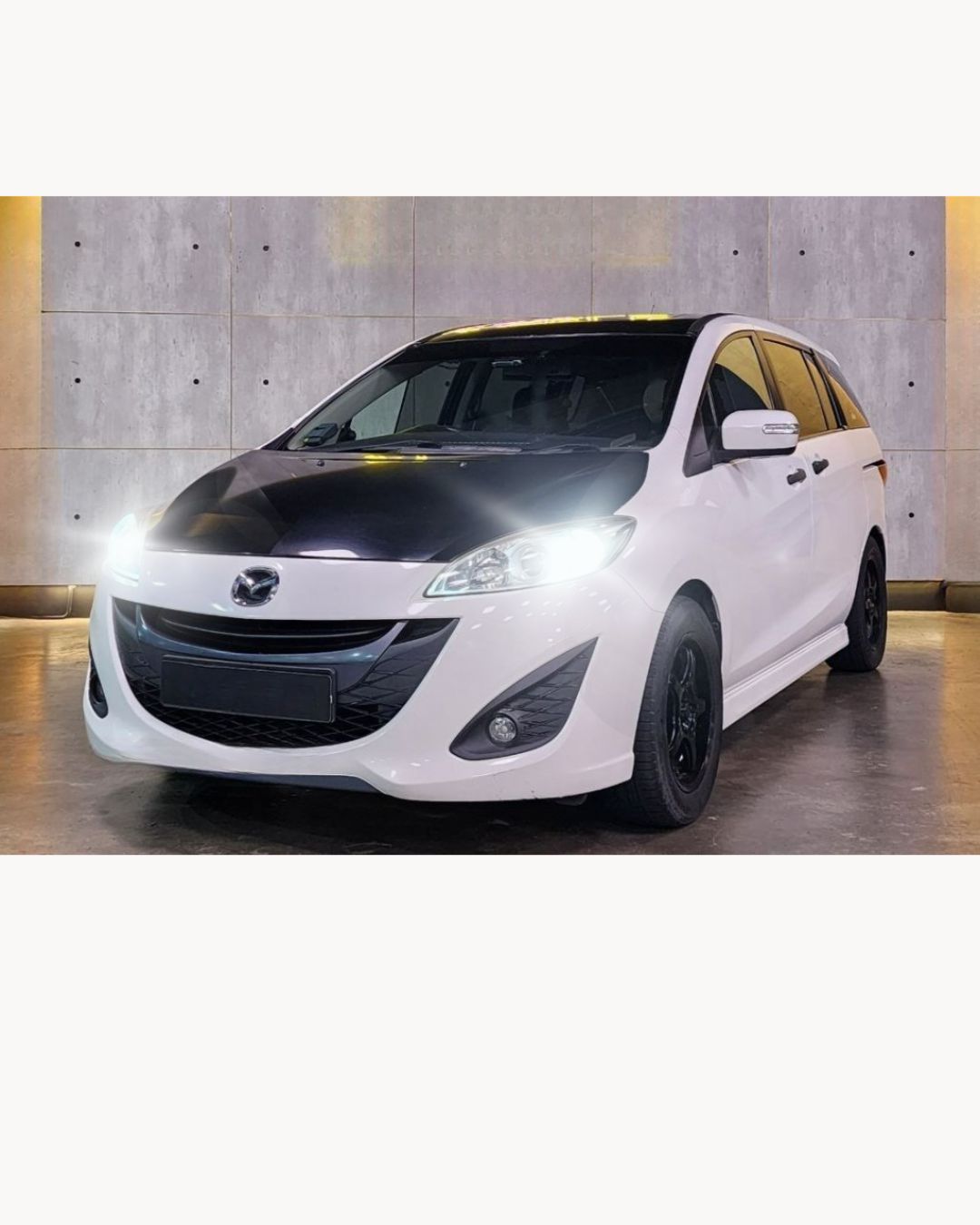 KIT LED H7 CANBUS MAZDA 5 MK1 CON LED A 360° 9600 LUMEN 6000K BIANCO NO AVARIA