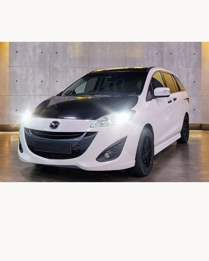 KIT LED H7 CANBUS MAZDA 5 MK1 CON LED A 360° 9600 LUMEN 6000K BIANCO NO AVARIA