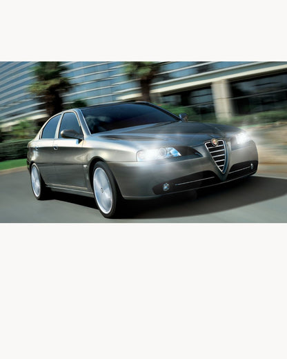 KIT FULL LED H7 6000K CANBUS LED PER LENTICOLARI ALFA ROMEO 166 NO AVARIA