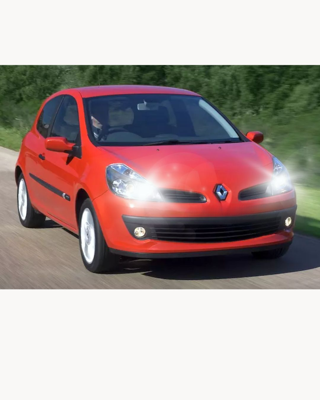KIT LED H7 PER RENAULT CLIO MK3 III 6000K BIANCO 6000 LUMEN CANBUS ANABBAGLIANTI