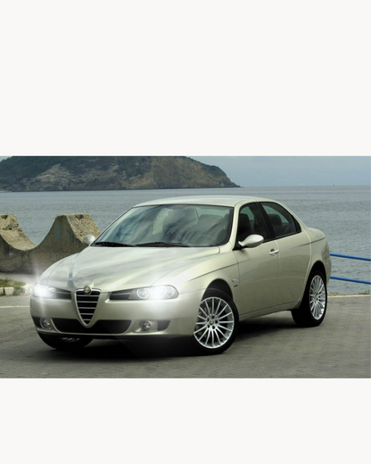 KIT LED H7 ALFA ROMEO 156 6000K BIANCO 6000 LUMEN CANBUS ANABBAGLIANTI CANBUS