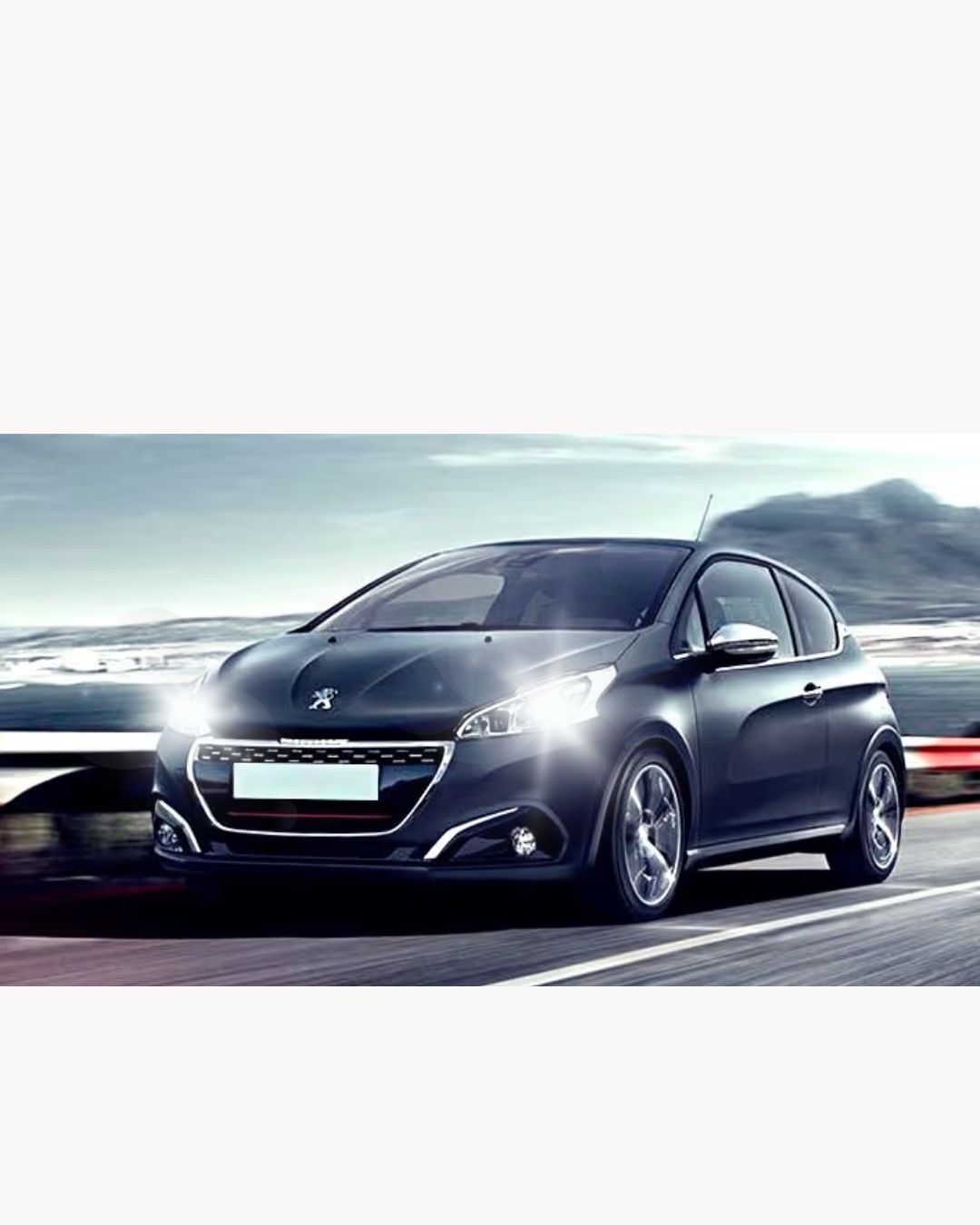 KIT LED H7 PEUGEOT 208 6500K CANBUS 12000LM LUMEN MONO LED LENTICOLARE
