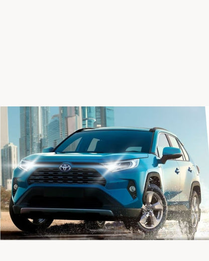 KIT CONVERSIONE FARI FULL LED PER TOYOTA RAV-4 MK3 III CANBUS MONO LED BIANCO