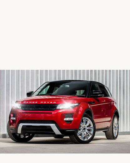 CONVERSIONE FARI FULL LED RANGE ROVER EVOQUE HB3 CANBUS BIANCO GHIACCIO MONOLED