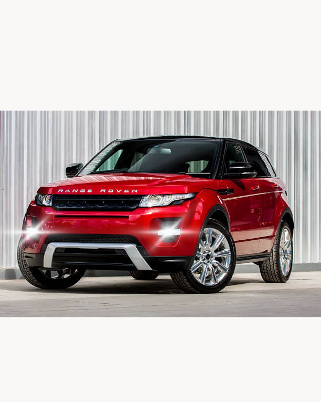 CONVERSIONE FARI FULL LED RANGE ROVER EVOQUE HB3 CANBUS BIANCO GHIACCIO MONOLED