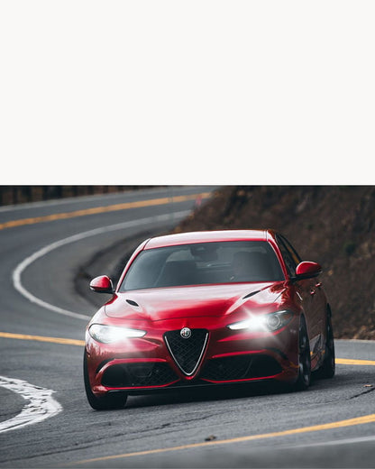 CONVERSIONE FARI FULL LED ALFA ROMEO GIULIA 17000 LUMEN 6000K BIANCO CANBUS