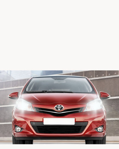 CONVERSIONE FARI FULL LED TOYOTA YARIS MK3 9600 LUMEN 6000K BIANCO CANBUS