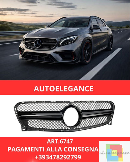 😍ART.6747 Griglia Sport Adatta Per Mercedes X156 GLA 45😍