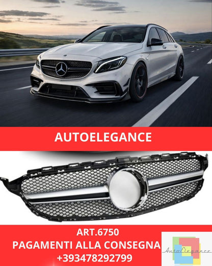 😍ART.6750 Grille Sport adatta per Mercedes W205 C 2014+😍