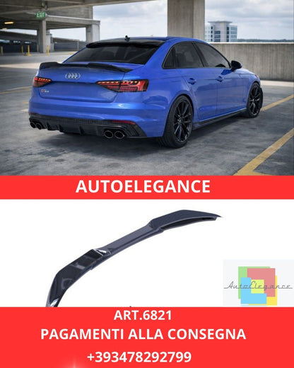 😍ART.6821 Spoiler Posteriore Adatto Per Audi A4 / S4 B9 Facelift😍