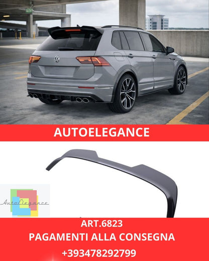😍ART.6823 Spoiler Sul Tetto Adatto Per Volkswagen Tiguan Mk2 R‑Line 15-20😍