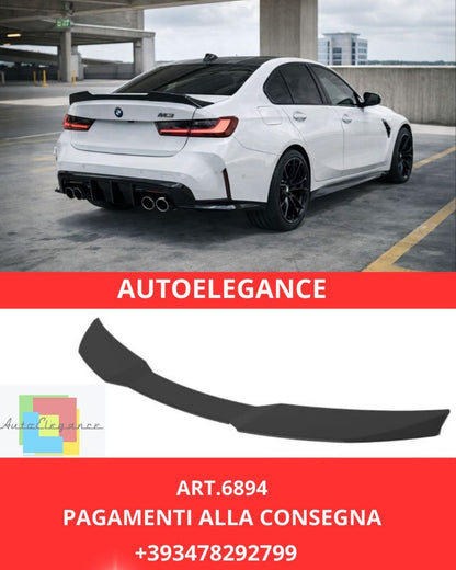 😍ART.6894 Spoiler Posteriore Adatto Per BMW Serie 3 G20 e M3 G80😍