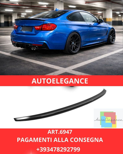 😍ART.6947 Spoiler Posteriore Adatto Per BMW Serie 4 F32 Coupé 2013-2021😍
