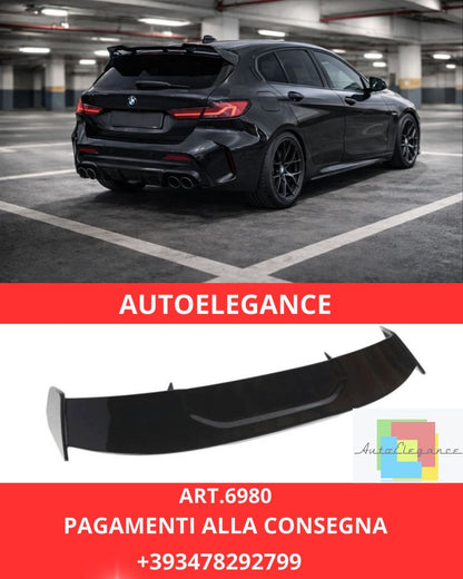 😍ART.6980 Spoiler Posteriore Nero Lucido Adatto Per BMW F40😍