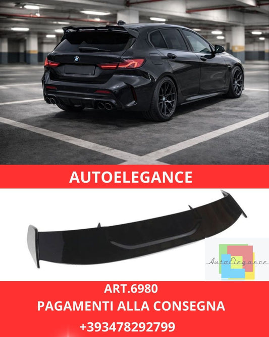 😍ART.6980 Spoiler Posteriore Nero Lucido Adatto Per BMW F40😍