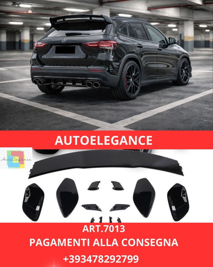 😍ART.7013 SPOILER POSTERIORE NERO PER MERCEDES H247 CLASSE GLA😍