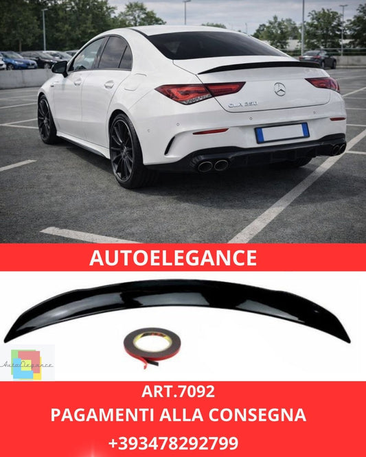 😍ART.7092 SPOILER POSTERIORE ADATTO PER MERCEDES-BENZ CLASSE CLA C118😍