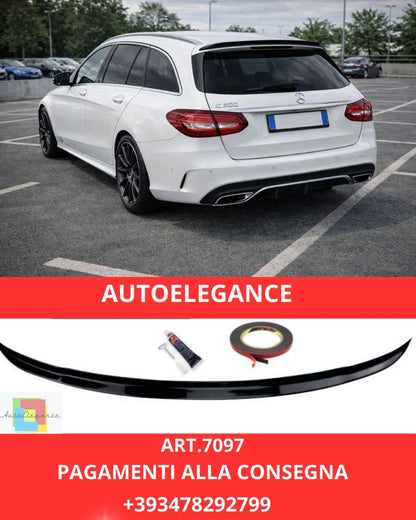 ART.7097 Spoiler Tetto Adatto Per Mercedes S205 Classe C