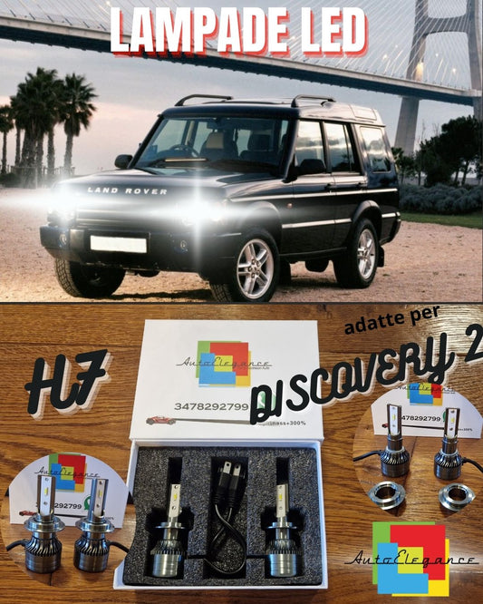 Kit Luci LED per Discovery 2 02-04 ANABBAGLIANTI CANbus Bianco Puro 6500K 8000LM