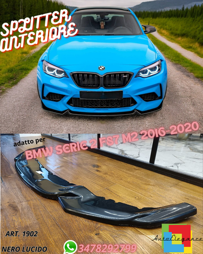 ⭐SPLITTER ADATTO PER⭐⭐ BMW M2 F87 2016-2020 Version 2⭐⭐