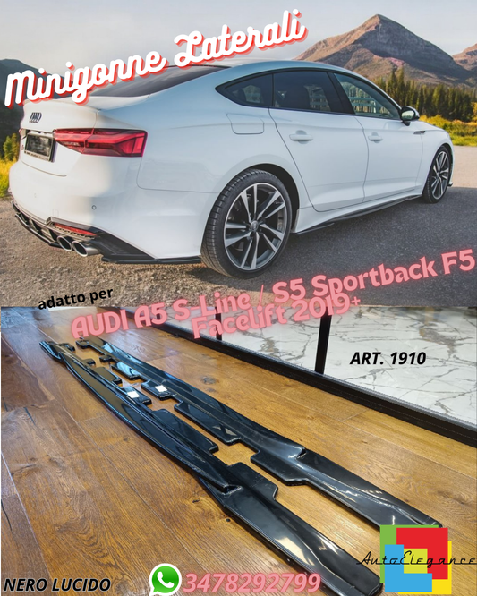 Side Skirts ✨✨AUDI A5 S-Line / S5 Sportback F5 Facelift 2019+✨✨ 