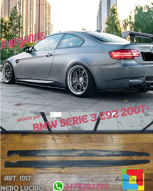 ⭐ UNDER SKIRTS SUITABLE FOR BMW 3 SERIES E92 2007+⭐