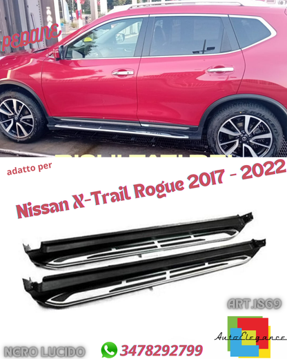 ☀PEDANE LATERALI ADATTI PER Nissan X-Trail Rogue 2017 - 2022 Stile OE 4x4☀