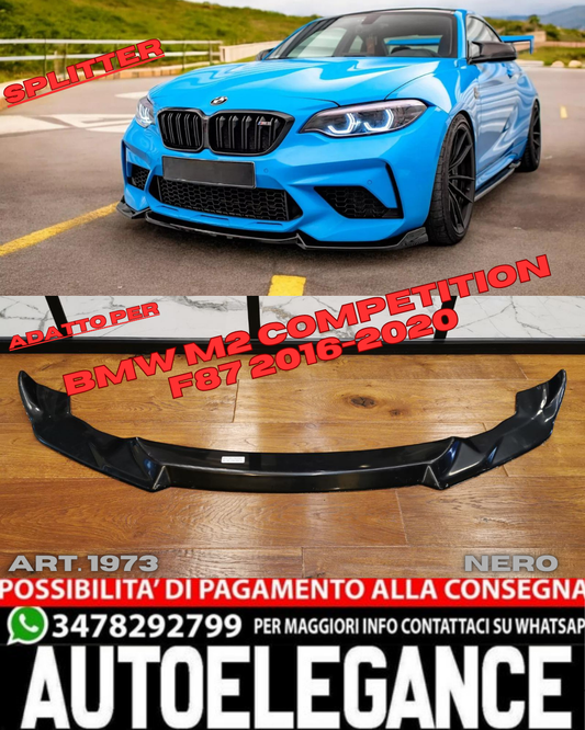 ⭐SPLITTER ADATTO PER BMW M2 Competition F87 2016-2020 ⭐