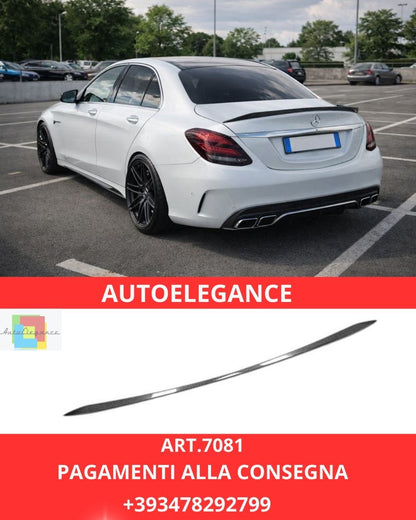 😍ART.7081 Spoiler Adatto Per Mercedes W205 Classe C😍