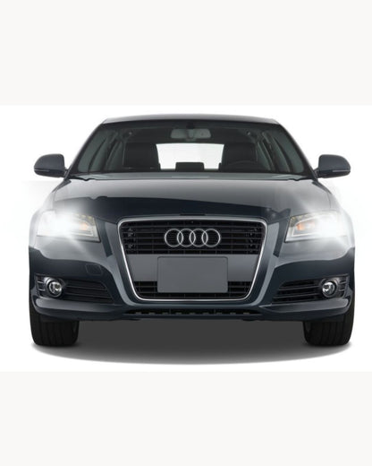 KIT LED H7 CANBUS AUDI A3 8V 6000K XENON LOW BEAM 6400 LUMEN + LAMP HOLDER