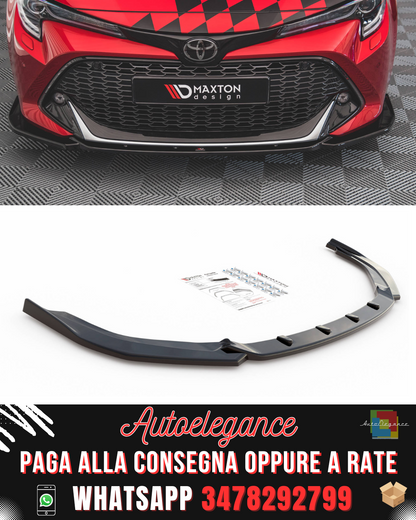 SPLITTER ANTERIORE adatto per  TOYOTA COROLLA GR SPORT HATCHBACK XII