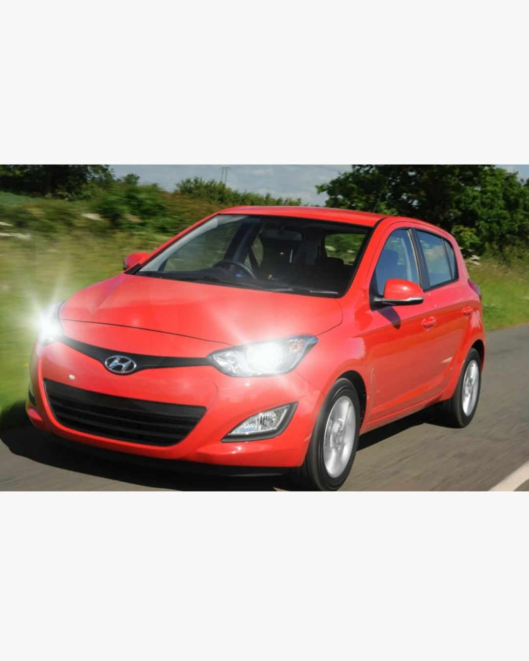 H7 LED KIT FOR HYUNDAI I20 MK1 RESTYLING 6000K 6000 LUMEN CANBUS LOW BEAM