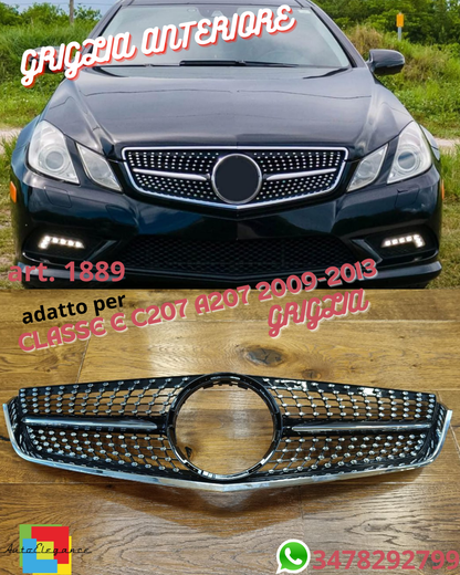 ⭐GRIGLIA ADATTA PER MERCEDES CLASSE E C207 A207 2009-2013 LOOK AMG DIAMANT LIFT⭐