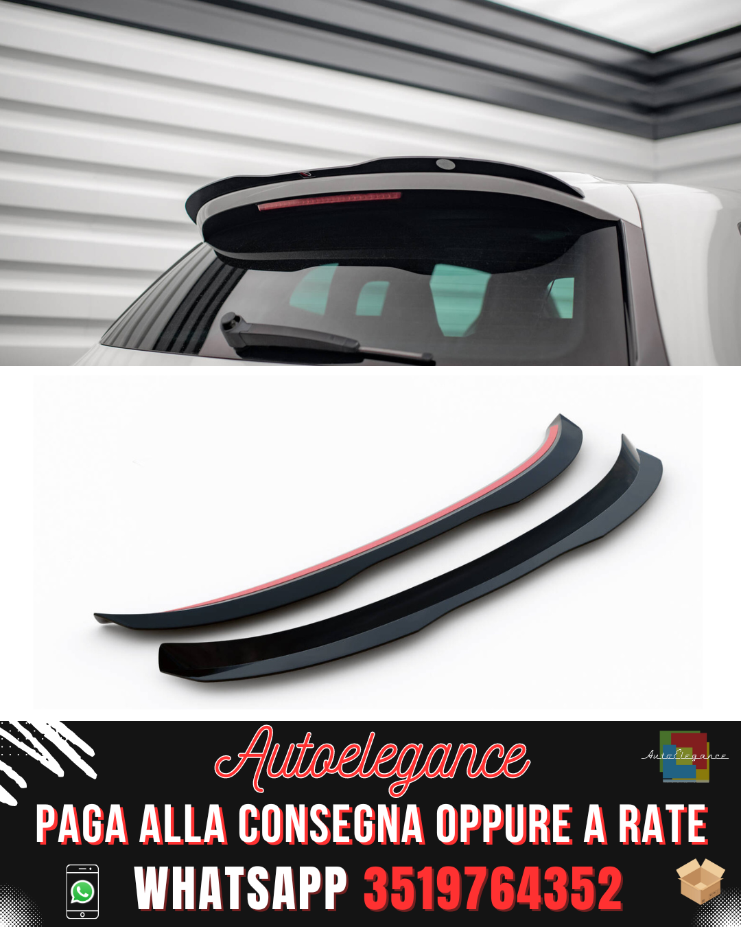 TAPPO SPOILER adatto per VW SCIROCCO R