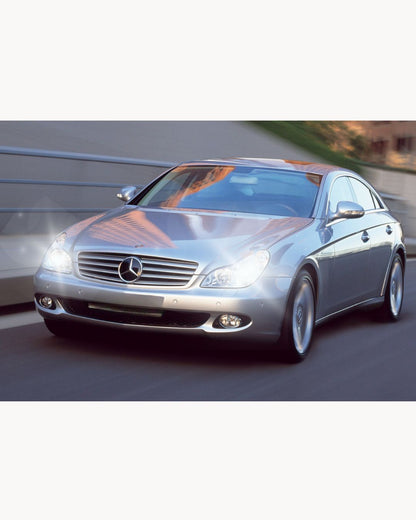 KIT LED H7 CANBUS LED 9600 LUMEN MERCEDES CLS C219 6000K BIANCO ANABBAGLIANTI