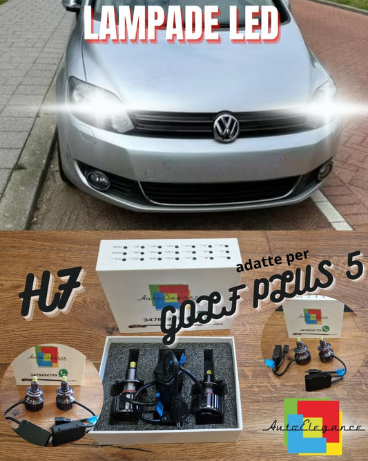 Kit LED per Volkswagen GOLF 5 ANABBAGLIANTI H7 CANbus Bianco Puro 6500K 12000LM