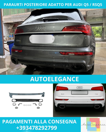 ⭐PARAURTI POSTERIORE ADATTO PER AUDI Q5 / RSQ5⭐