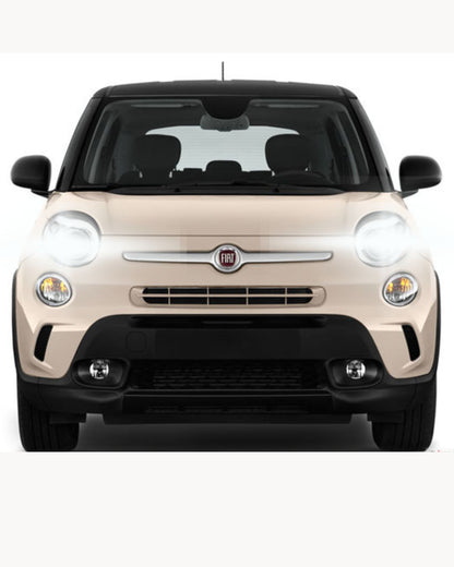 FULL LED KIT FIAT 500L H7 LAMPS 6000K WHITE 9800 LUMEN CANBUS LED HIGH BEAM