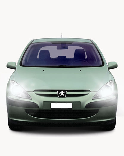 FULL LED KIT PEUGEOT 307 RESTYLING H7 6500K HIGH BEAM CANBUS 8000 LUMEN 