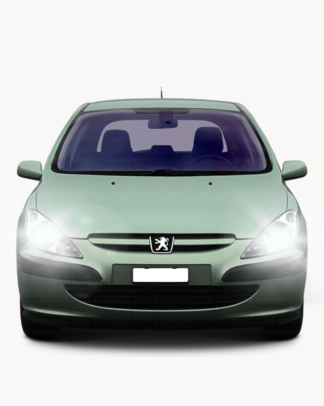 FULL LED KIT PEUGEOT 307 RESTYLING H7 6500K HIGH BEAM CANBUS 8000 LUMEN 