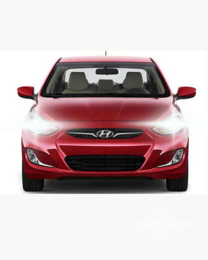 KIT H4 A LED PER HYUNDAI ACCENT MK2 LAMPADE LED H4 6000K XENON BIANCO NO AVARIA