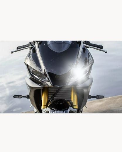 😎😎H7 LED LAMP 6000K 3500 LUMEN CANBUS YAMAHA YZF R3 HIGH BEAM NO ERROR😎