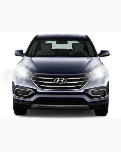 FULL LED KIT HYUNDAI SANTA FE' MK3 LED H7 6500K HIGH BEAM CANBUS ULTRA-BRIGHT 